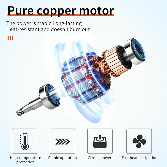 Corded Electric Blower Portable and Lightweight Handheld Vaccum/Blowing110V 580W2 in 1 Blow and Suction for LeafDustSnowSweep