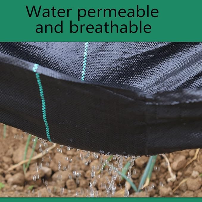 Weed Barrier Geotextile FabricLandscape Fabric Heavy Duty Garden Landscaping Fabric Outdoor Weed Mat Weed Control Gardening Mat Geotextile Fabric (Size : 1 * 100m/3.3 * 328ft)