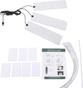 AYNEFY Succulent Seedlings High PPFD Indoor Lamps LED Grow Lights Full Spectrum Plant Growing Lamp Timer Function High PPFD Indoor Lamps Energy Saving Growth Light for Seed (3 Head)