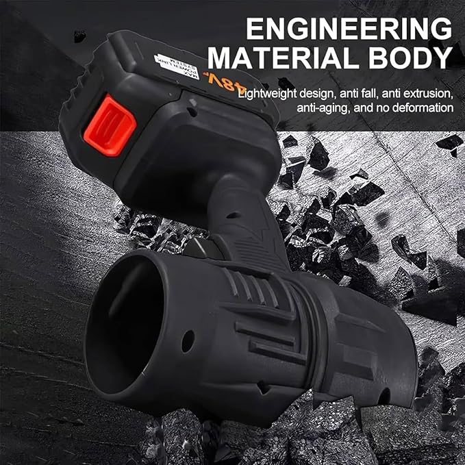 Handheld Blower Handheld Jet Blower 1000g Cordless Leaf Blower 1000g Blowing Force Ultra-Light Ultra-Powerful for Yard/Patio/Car/Lawn Cleaning (#10-1 Battery)
