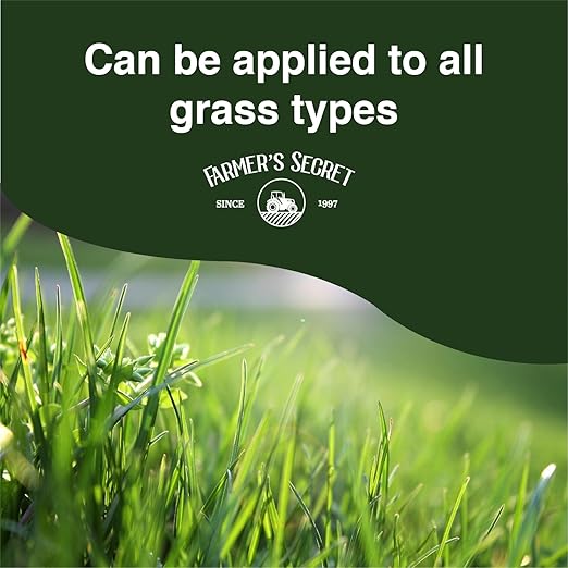 Farmer’s Secret Liquid Iron for Lawns and Gardens - Chelated Liquid Iron Supplement - For use on all Types of Grass Plants and Trees - Covers 32K Square Feet (32oz)