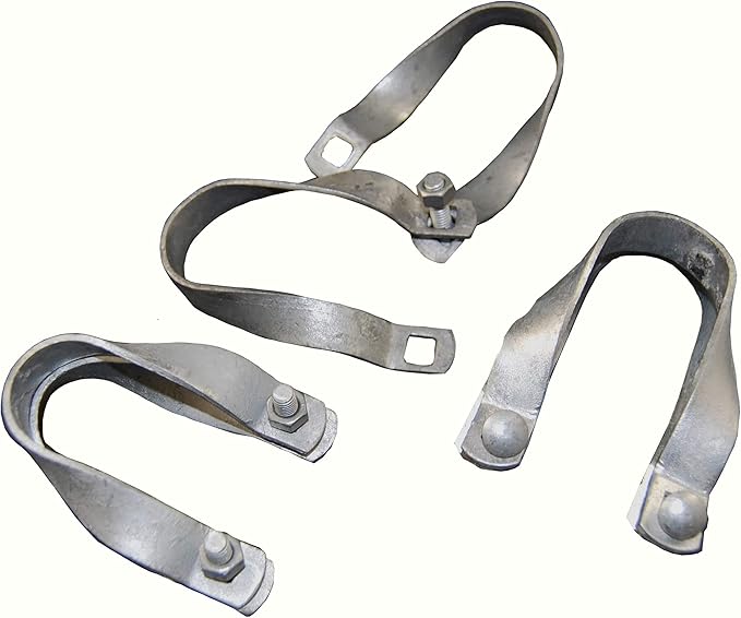 1 3/8” x 1 3/8” Cross Connectors – Purlin Clamps for Greenhouses – Heavy Duty Steel – Sets of 6 by Growers Solution