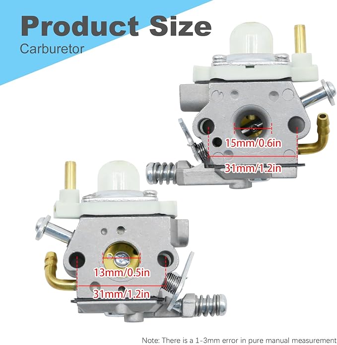 A021001880 Carburetor Kit Replacement for Echo PB250 PB 250 PB-250 WTA33 WTA-33-1 Leaf Blower Handheld Leaf Replaces A021003710 A021001881 A021001881A