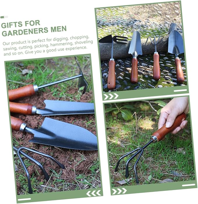 1set Small Garden Tool Ergonomic Shovel and Trowel Kit for Gardening Outdoor Activities and Hiking for Narrow Spaces and Reducing Hand Fatigue