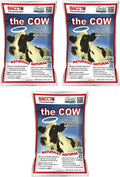 Michigan Peat Baccto 1640 Wholly Cow Horticultural Compost and Manure for Soil Amendment Lawn Care &amp Garden Beds 40 Quart Bag (3 Pack)
