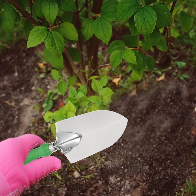 11pcs Garden Tool Set with Stainless Steel Planting Shovel and Rake Plastic Handles Portable Gardening Kit for Outdoor Planting Flower Care and Weeding