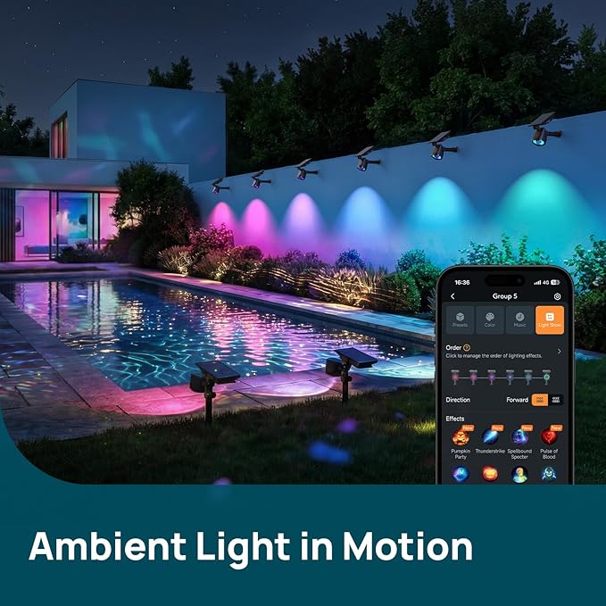 Linkind StarRay Lights with Smart Dual-Ring Spotlight SL6C