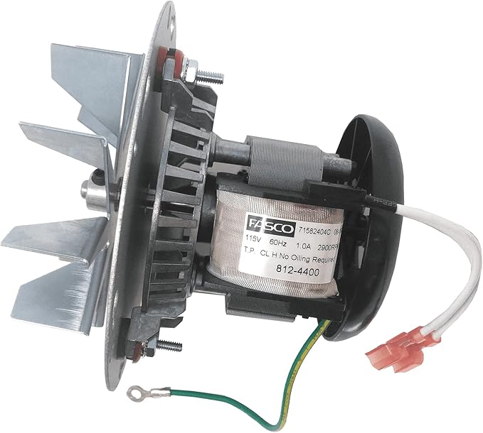 Quadrafire Pellet Exhaust Combustion Blower 812-4400 10-1114 MFR