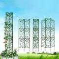 Rustproof Garden Trellis Climbing Plants - Plastic Support Frame Vegetables &amp Flowers - Indoor &amp Outdoor Use (120 x 38 cm)(150 * 38cm)