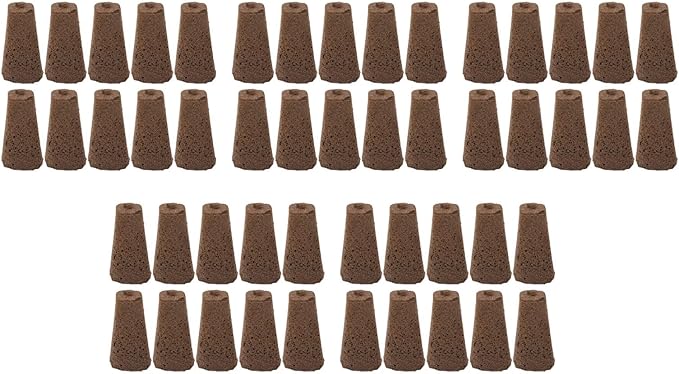 50PCS Seedling Block Compressed Nutrient Block Potting Soil Discs Pellet for Promotes Vegetables and Flowers Growth (HRD-TN0415)