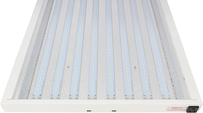 Sun 48 200W LED Quantum Grow Light 30000+ Lumens Full Sun Spectrum 4Ft x 24in Coverage 2 Switches