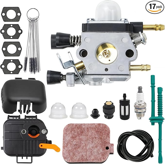 BG55 Carburetor Kit Fit For STIHL BG85 BG65 BG55 BG45 BG46 SH85 SH55 SH85C BG55Z SH55C SH55Z SH85Z SH85DZ BG46Z BG46DZ BG65Z BG65DZ BG85Z Leaf Blower Parts For C1Q-S68 C1Q-S64 Replace 4229 120 0606