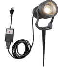 Kiven IP65 Waterproof LED Landscape Clamp Light LED Decorative Spotlight Lamp with Plug-in Cord and Timer for Indoor Outdoor Yard Garden Step Statue (10W Cool White)