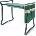 Garden Kneeler Seat with Tool Pouch Foldable Kneeling Pad Non-Slip
