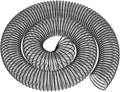Leaf Vac Hose Dust Collection Hoses 8 Foot PVC Flexible Grass Catcher Leaf Vac Collection Vacuum Hose FOR DR Agri-Fab Trac Fits Most Brands Of Lawn Leaf Blowers (8 Inch Inside Diameter)