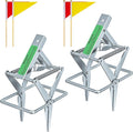 2 Pack Mole Traps That Kill Best Vole Traps Outdoor Use Scissor for Lawns Mole Trap Easy to Set Galvanized Steel Reusable Quick Capture Gopher