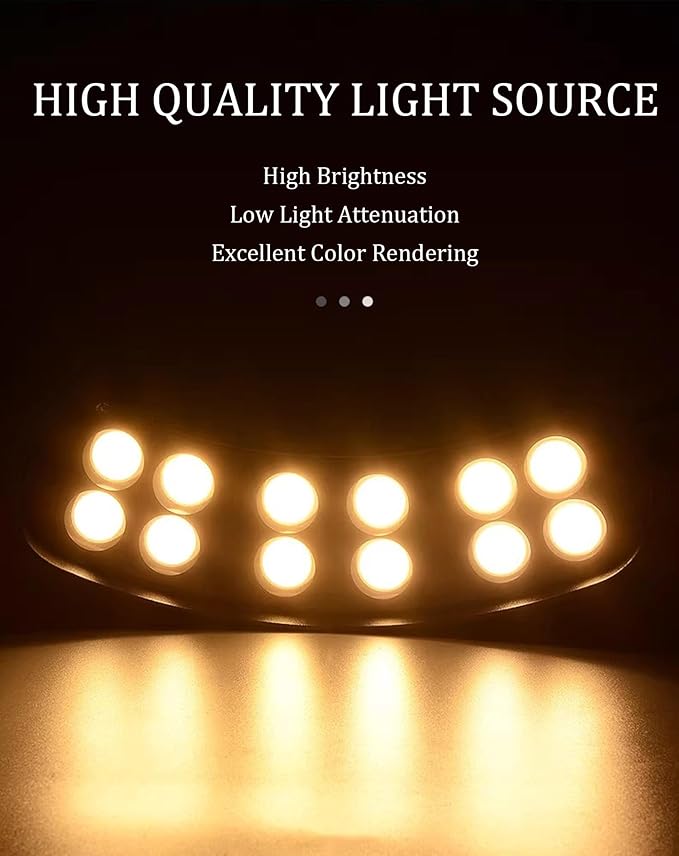 Palm Tree Lights 360° LED Ring Tree Lights Anti-Glare Hugger Outdoor for Villa Garden Landscape.Excluding Transformer(Warm5 lamp Heads)