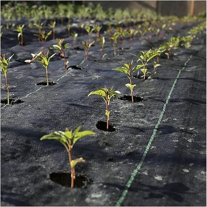 Driveway Fabric Weed Barrier Landscape Fabric Weed Control Film Ground Cover Barrier Block Fabric(1.2x90m/4x295ft)