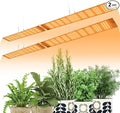 2PCS 600W LED Plants Grow Lights with Diodes Full Spectrum Grow Light for Indoor Plants Veg/Bloom Growing Lamps in Grow Tent Plant Lights for Indoor Growing Germination Seedling Flowering Fruiting