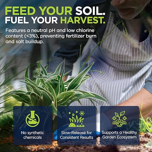 Supply Solutions | 0-0-22 Pro-Mag Trio - High Potassium Magnesium &amp Sulfur Fertilizer for Lawns Turf Palm &amp Fruit Trees - Water-Soluble Plant Food for Stronger Growth &amp Higher Yields (4
