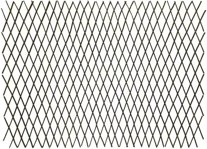 Nature Willow Trellis Expandable Plant Support Plant Climbing Lattices Trellis Willow Expandable Trellis Fence for Climbing Plants Support 36x92 InchDouble Panel (2)