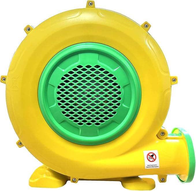 950W 1.25HP Inflatable Bounce House Blower Air Blower for Outdoor Bounce Houses Water Slides Air Sofas Jumpers Paint Booth and Other Suitable Outdoor inflatables Air Pump Fan