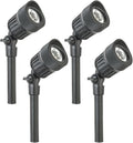 Sterno Home GL33010BK Paradise Low Voltage Micro Spot Light Kit 4-Pack Black 4 Piece