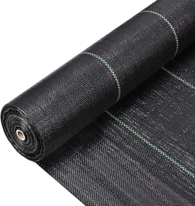 CHALKE Weeds Control Fabric 8/14meter for Plant Anti Grass Agricultural PP Woven Mulch Cloth Greenhouse Weeding Mat Water Permeable (Size : 2x8 Meter)