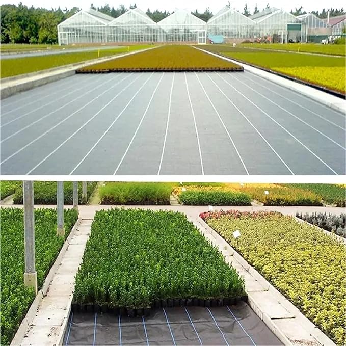 Weed Barrier Fabric Weed Barrier Fabric Heavy Duty Woven Control Non-Slip Block Polyethylene Ground(200X1500CCM)