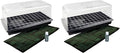 HYDROFARM Germination Hot House with Heat Mat Hydroponic Flower Grow (2-Pack)