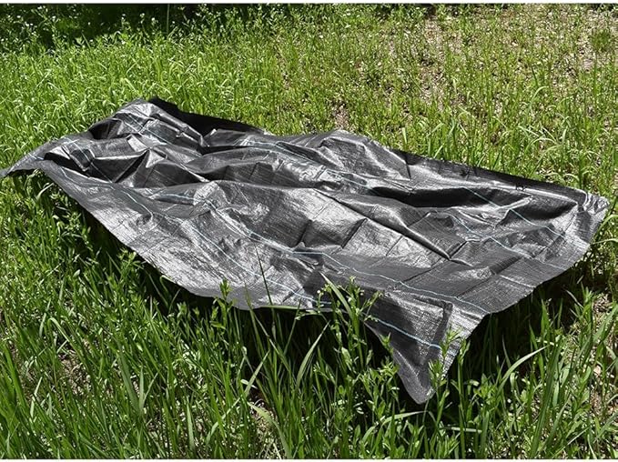 PP Weed Barrier Planting Fabric Landscape Ground Cover Durable 4 × 8 FT
