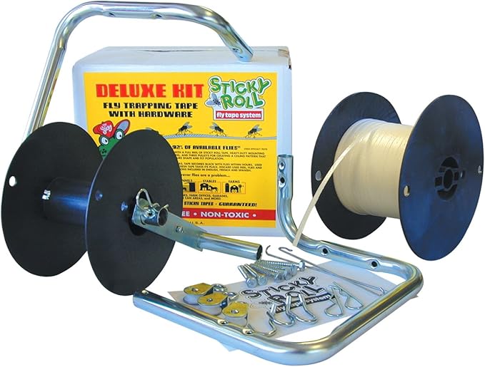 Coburn Sticky Roll Fly Tape 1000' Deluxe Kit with Hardware (Pack of 6)
