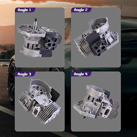 Short Block Engine Assembly SB1127 Compatible with Echo Backpack Blowers PB-8010H PB-8010T PB-9010H PB-9010T Durable Replacement for High-Performance Leaf Blowers