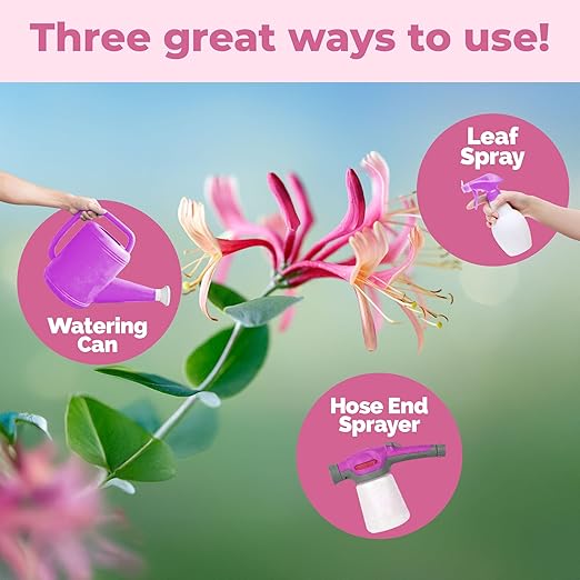 Honeysuckle Fertilizer – Liquid Plant Food for More Blooms Stronger Vining Growth &amp Sweet Fragrance 32 oz