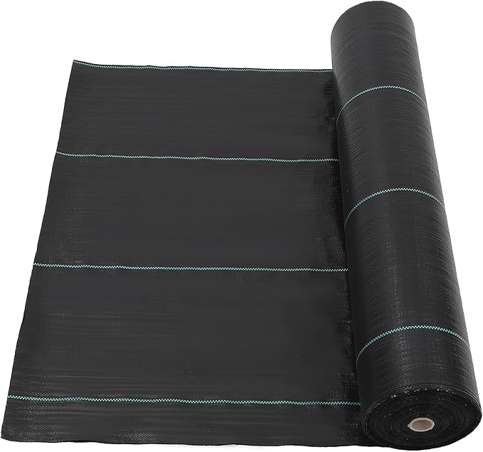 Broadfashion 6.5ft x 300ft Premium 3oz Pro Garden Weed Barrier Landscape Fabric Durable &amp Heavy-Duty Weed Block Gardening Mat Easy Setup &amp Superior Weed Control Eco-Friendly &amp Convenien
