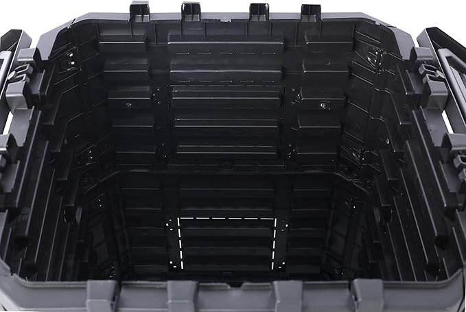 132 Gallon Garden Composter Bin Made from Recycled Plastic - Large Aerating Outdoor Compost Box Easy Assembly Lightweight