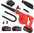 NAWIN Mini Electric Blower KitLeaf Blower with Battery &amp Charger20V Handheld Lightweight Mini Blower for Lawn Compact Electric Leaf BlowerCar Drying Blower Leaf Vacuum Cordless with Bag&ampSn