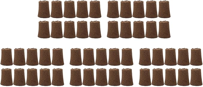 50PCS Seedling Block Compressed Nutrient Block Potting Soil Discs Pellet for Promotes Vegetables and Flowers Growth (HRD-TN0927)