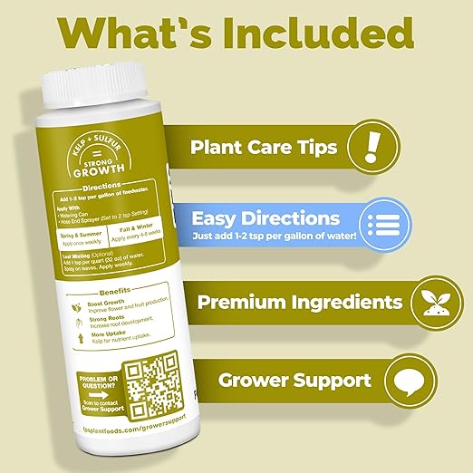 Sulfur Fertilizer for Plants – Soil Amendment for Healthier Boosted Growth Liquid Plant Food 32 oz (1 Quart)