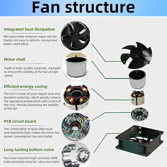 High Air Volume Centrifugal Turbo Blower Air Blower BBQ Cooking Fan Centrifugal Turbo Blower Grill Fan