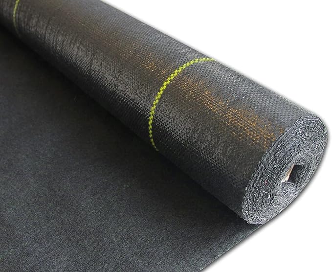 Farm Plastic Supply - 5oz Woven Needle Punch Landscape Fabric - (4' x 250') - Commercial Grade UV Resistant Landscape Cover Woven Landscaping Material Ground Cover for Gardening Agriculture
