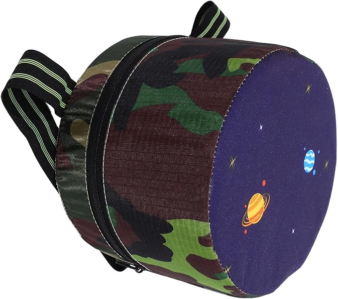 POPETPOP Portable Gardening Wearable Stool 18cm High Lightweight Foam Camping Footstool for Seniors Sturdy Farming Workseat with Camouflage Seat for Outdoor Garden and Travel Use Random