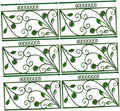 6pcs Garden Trellis for Climbing Plants Sturdy Support Stands Decorative Plant Frame for Vines Flowers and Vegetables