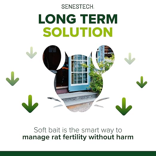 Evolve Rat Birth Control Soft Bait Sausages – 6 lbs | Scientifically Proven Rat Population Control | Not a Poison Long-Term Population Management