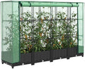 YAFF Raised Bed Black Green Polypropylene Polyethylene Iron LargeLawn &amp GardenGardeningPots &amp Planters4015812