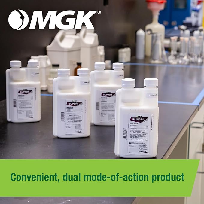 MGK Sumari® Insecticide Concentrate | Ant and Cockroach Killer | Dual Mode of Action | Contains NyGuard® Insect Growth Regulator (IGR) | for Indoor and Outdoor Applications | 1 Quart