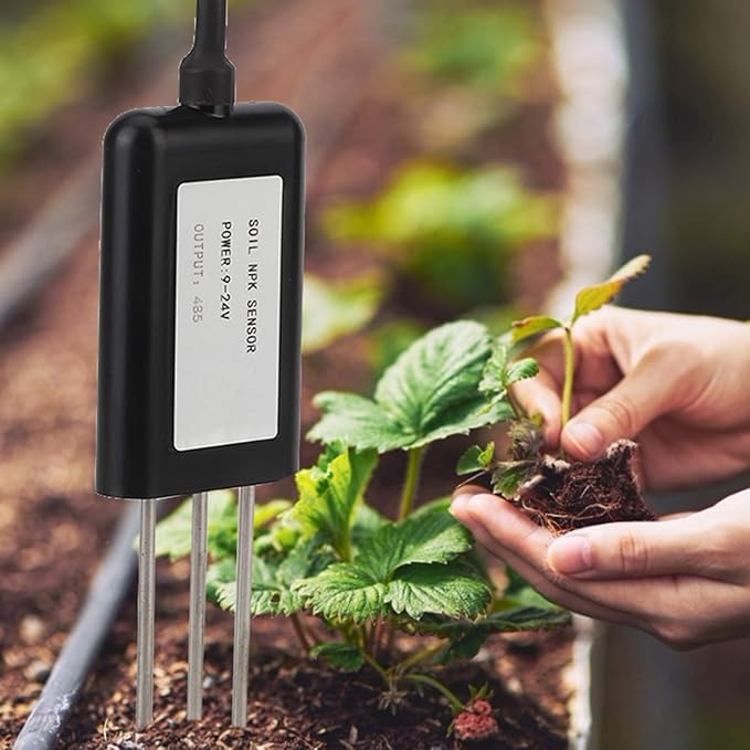 JTLB High Soil Nutrient Detector Intelligent Fertilizer Tester Meter NPK Sensor for Accurate Plant Nutrition Analysis