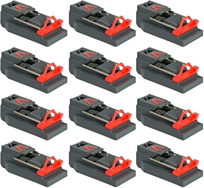 Victor Quick Kill Mouse Trap (Pack of 12 traps) Easy to Set mouse trap