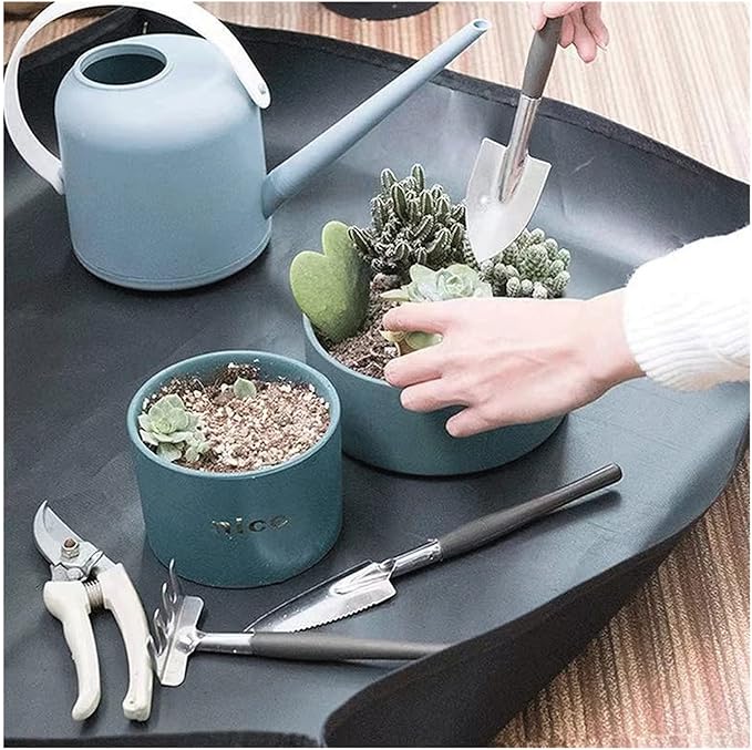 Gardening Potting Plant Planting for Indoor Plants Repotting Mat Change Soil Plant Care for Succulent Flower Plant Transplanting Foldable Protable Thicken (Size : 100 * 100cm)