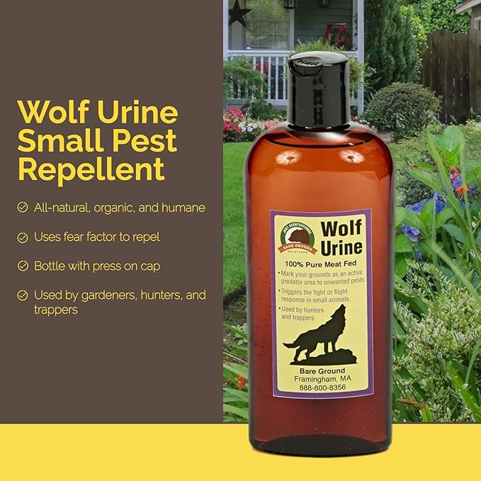 Just Scentsational WU-16 Wolf Urine for Gardens Hunters and Trappers 16 oz